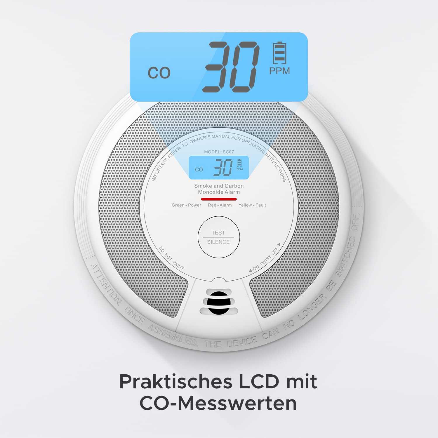X-Sense SC07 Kombinierter Rauch- und Kohlenmonoxidmelder - Doppelter Schutz für Ihr Zuhause Mesch Shop X-Sense SC07 Kombinierter Rauch- und Kohlenmonoxidmelder - Doppelter Schutz für Ihr Zuhause Mesch Shop